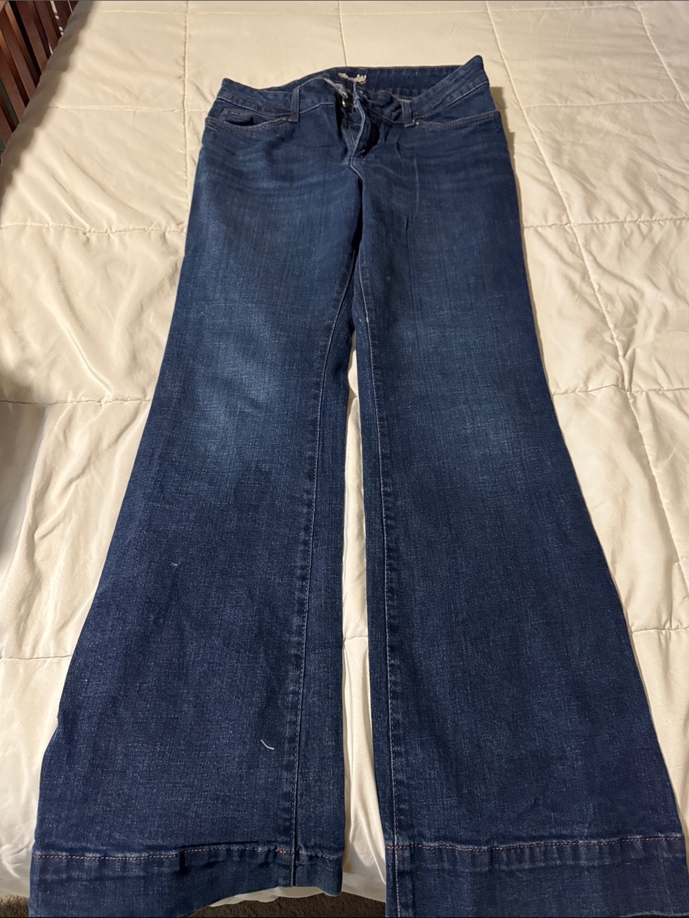 Wrangler Dark Indigo Wide Leg Jeans